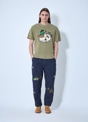 Brain Dead x SOUTH2 WEST8 Fishing Pants Blue brw0160003