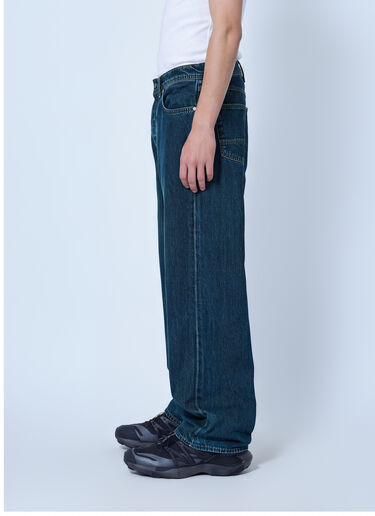 Stone Island Five-Pocket Wide-Leg Denim Jeans Blue sto0165110