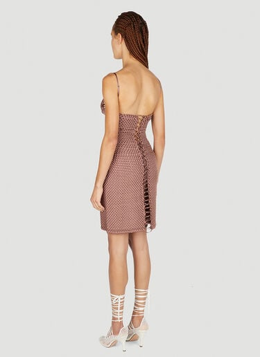 Isa Boulder Braided Dress Brown isa0251007