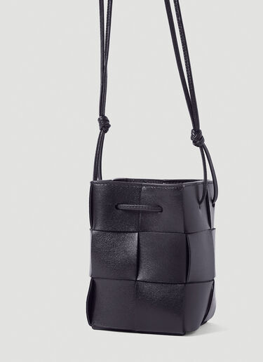 Bottega Veneta Mini Cassette Bucket Bag Black bov0251046