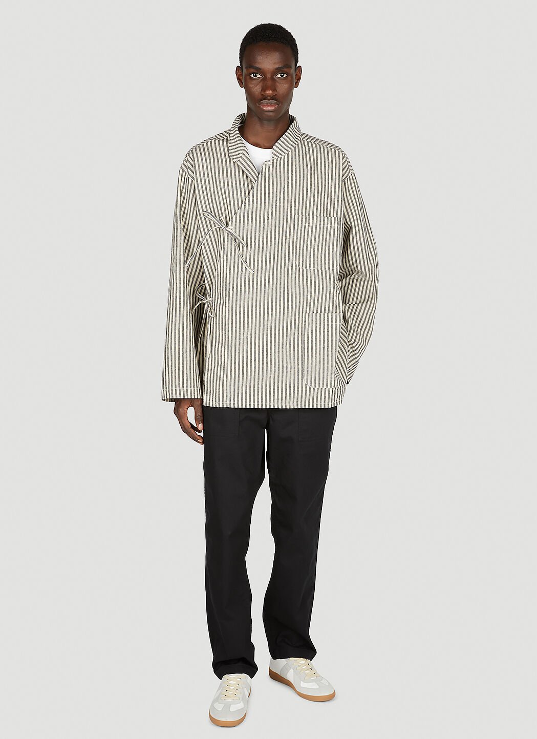 【特価】 Engineered LN-CC® | Grey in Jacket Striped Tibet Men's' Garments ジャケット・アウター