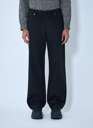 Stone Island Denim Pants Black sto0164038