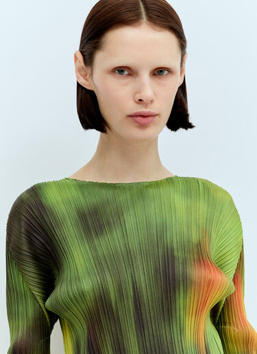 Pleats Please Issey Miyake Turnip & Spinach 长袖上衣 绿色 plp0256002