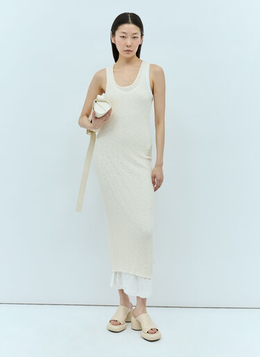 Jil Sander+ Knit Midi Dress Beige jsp0255008