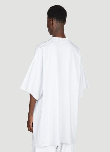ロゴプリントTシャツ Balenciaga x adidas ロゴプリントTシャツ ホワイト axb0151027