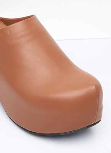 Marni Chunky Sabot Clogs Brown mni0259019