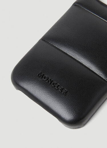 Moncler 퀼티드 iPhone 13 케이스 블랙 mon0152048