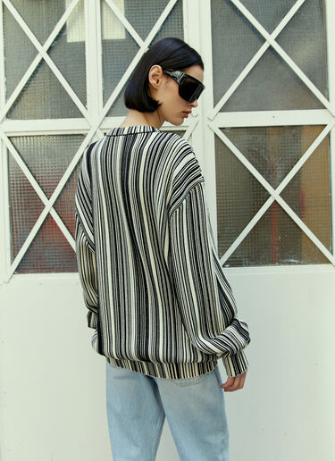 VTMNTS Glitched Knitted Sweater Black vtm0354008