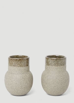 Marloe Marloe Set of Two Ry Speckled Cups Brown rlo0353002