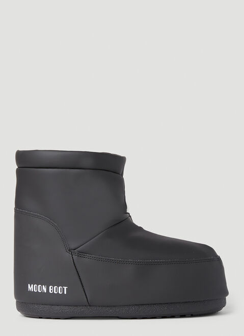 Moon Boot No Lace Rubber Boots Black mnb0346006