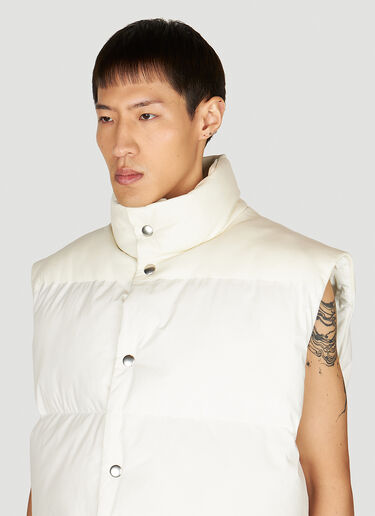 Padded Gilet Bottega Veneta Padded Gilet Cream bov0153012