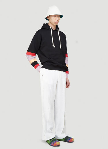 J.W. Anderson Wide Leg Tux Pants White jwa0140011
