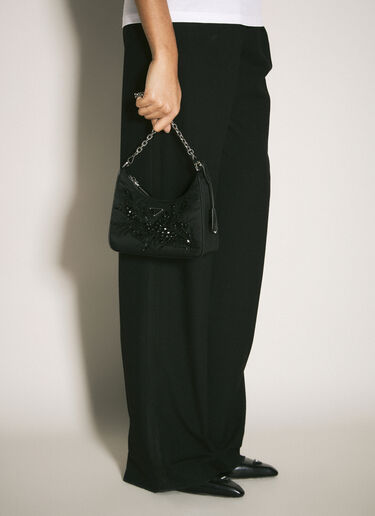 Prada Mini Re-Edition Shoulder Bag Black pra0258073