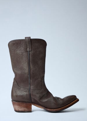 Prada Sienna Cowboy Boots Brown pra0162014
