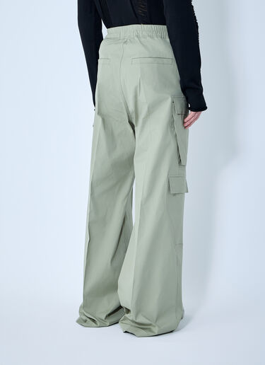 Rick Owens Cotton Cargo Pants Green ric0159018