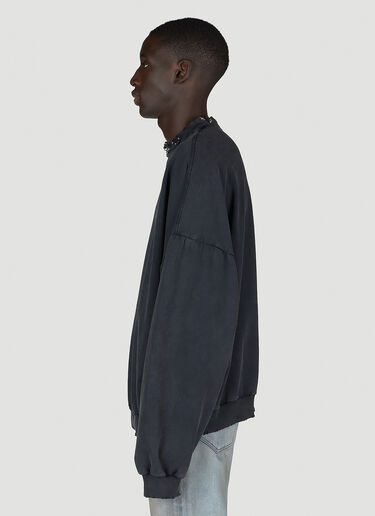 Balenciaga Pierced Sweatshirt Black bal0154016