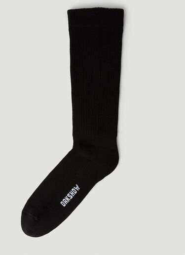 Rick Owens DRKSHDW Cunty Socks Black drk0152022