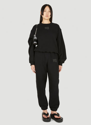 Alexander Wang 로고 [트랙] 팬츠 블랙 awg0249016