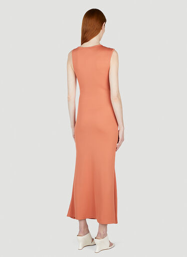 Christopher Esber Frequency Crystal Dress Orange chr0252012