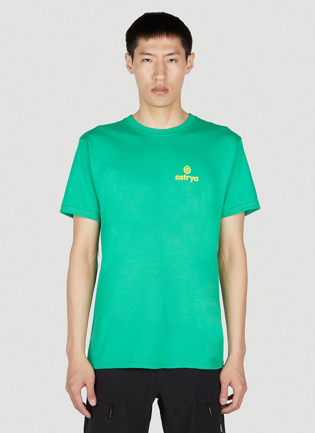 Ostrya コア ロゴ エキTシャツ グリーン ost0148005