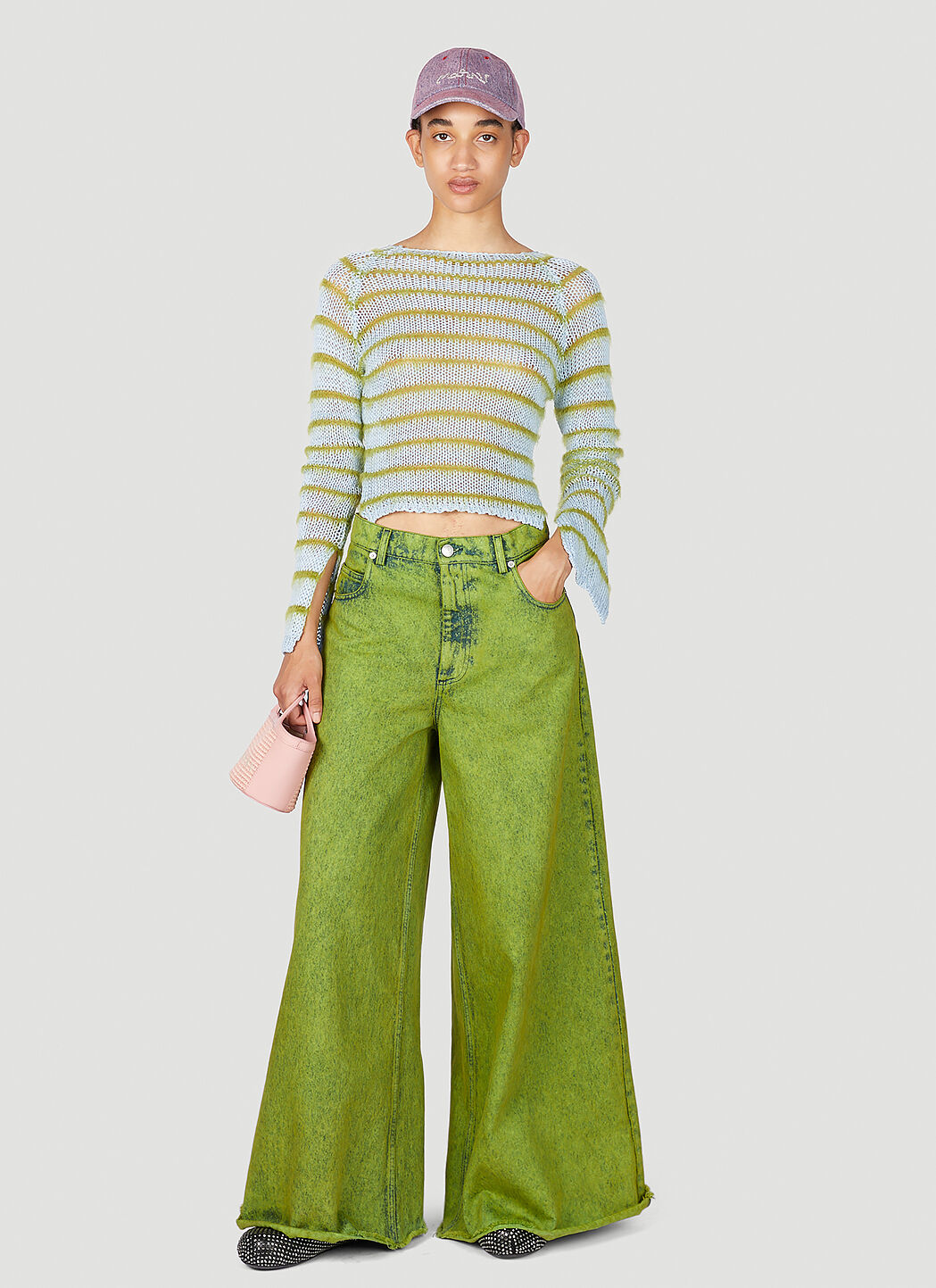 競売 ストライプニットセーター レディース Marni の LN-CC® | ブルー トップス