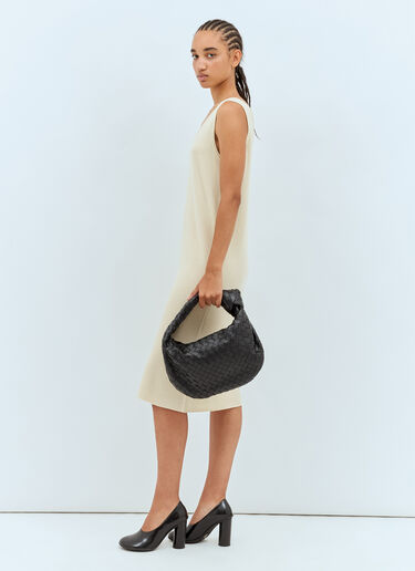 The Row Garfield Midi Dress Beige row0257009