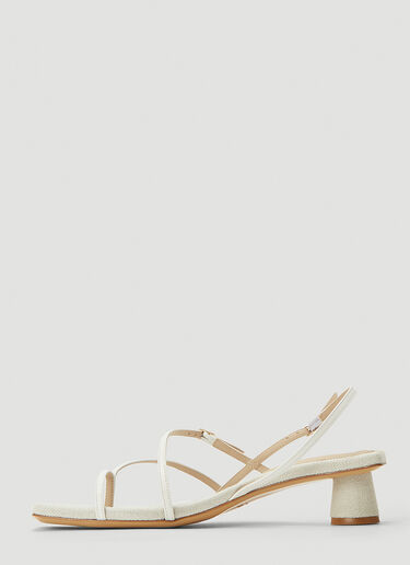 Jacquemus Les Sandales Basgia Sandals White jac0244062