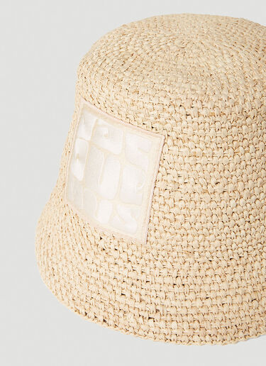 Jacquemus Le Bob Ficiu Bucket Hat Beige jac0251119