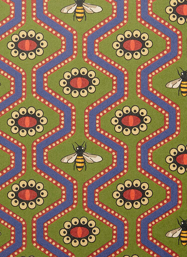 Gucci Pearl Eyes Print Wallpaper Green wps0644004
