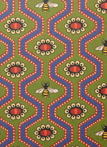 Gucci Pearl Eyes Print Wallpaper Green wps0644004