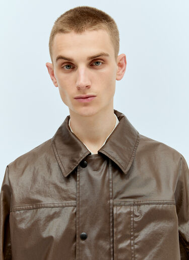 Lemaire Rain Jacket Brown lem0156002