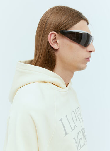 Praying Wrap Around Sunglasses Silver pry0354021