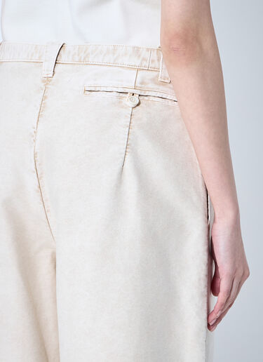 Maison Margiela Wide Leg Pants Beige mla0259010
