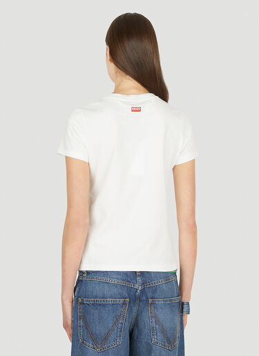 Kenzo Tiger Pixel T-Shirt White knz0252017