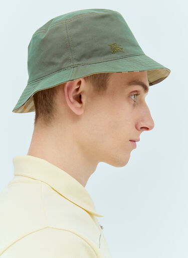 Burberry Reversible Bucket Hat Green bur0356001