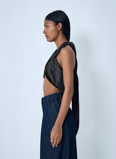 Dries Van Noten Draped Top Brown dvn0262008