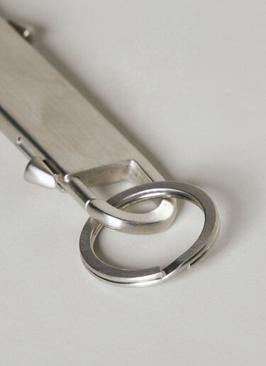 Rick Owens Gemini Keychain Silver ric0155039