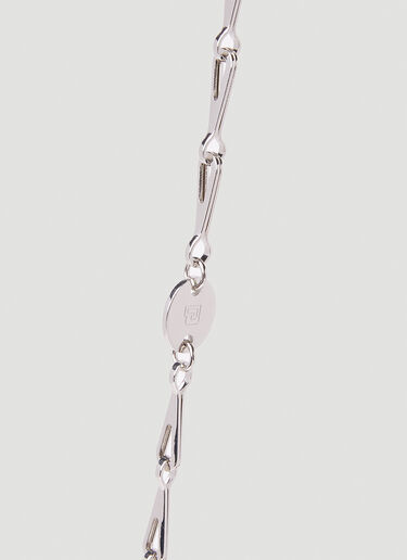 Rabanne Sparkle Hobo Shoulder Bag Silver pac0254019