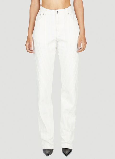 Alexander Wang Panel Jeans Blue awg0252002