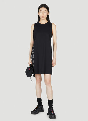 Moncler 로고 프린트 드레스 블랙 mon0252066