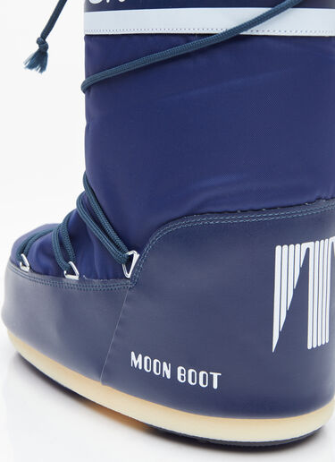 Moon Boot 아이콘 나일론 부츠 블루 mnb0354003