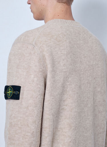 Stone Island Alpaca and Wool Crewneck Sweater Beige sto0165064