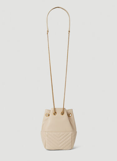 Saint Laurent Joe Nano Bucket Shoulder Bag Cream sla0251132