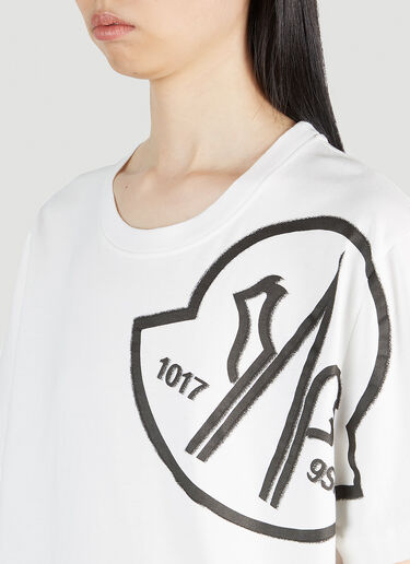 Logo Print T-Shirt 6 Moncler 1017 ALYX SM Logo Print T-Shirt White mal0351002