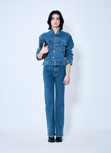 Khaite Saunder Denim Jacket Blue kha0259027