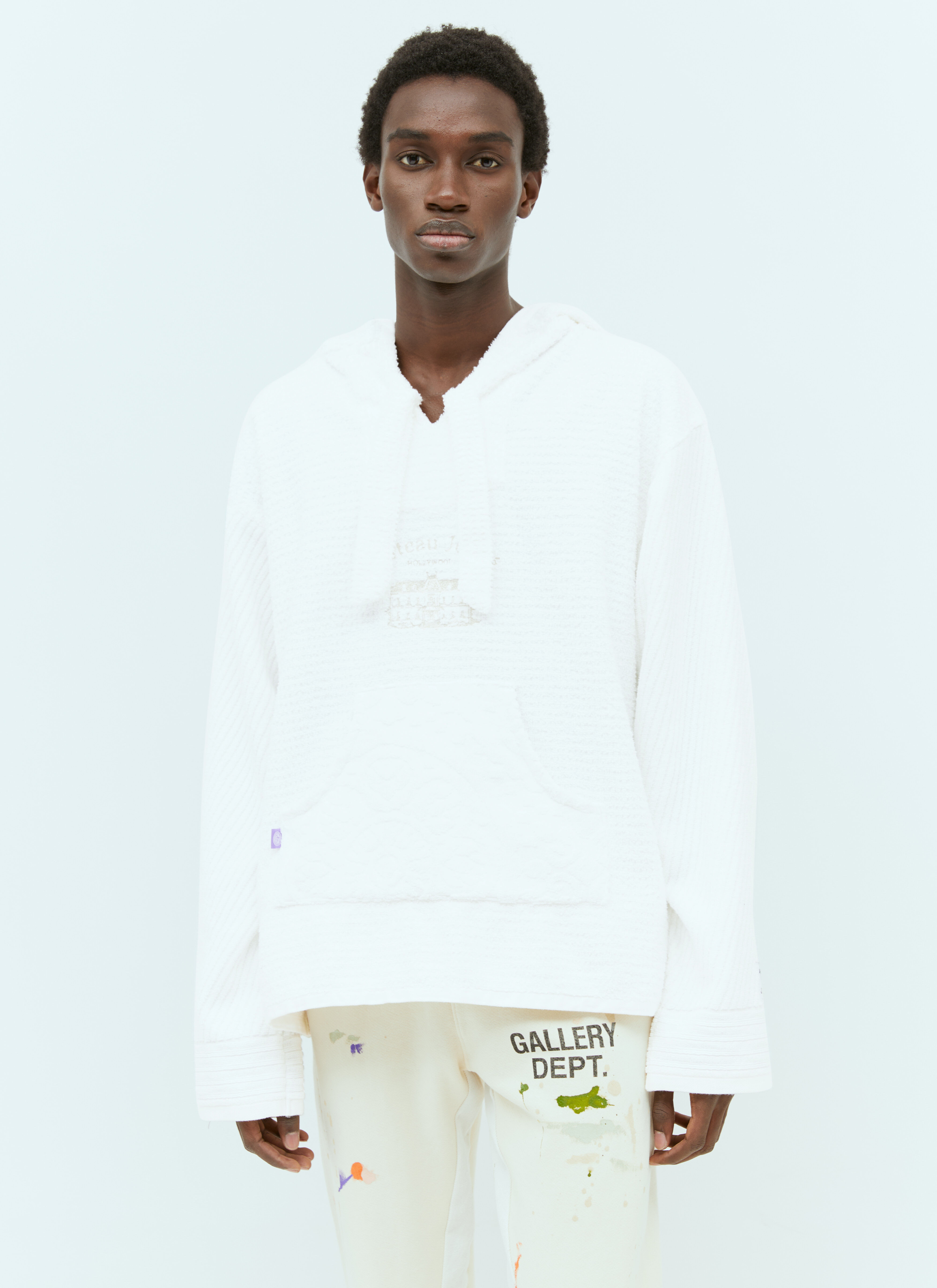 Gallery Dept. Beach Baja Hooded Sweatshirt White gdp0153021