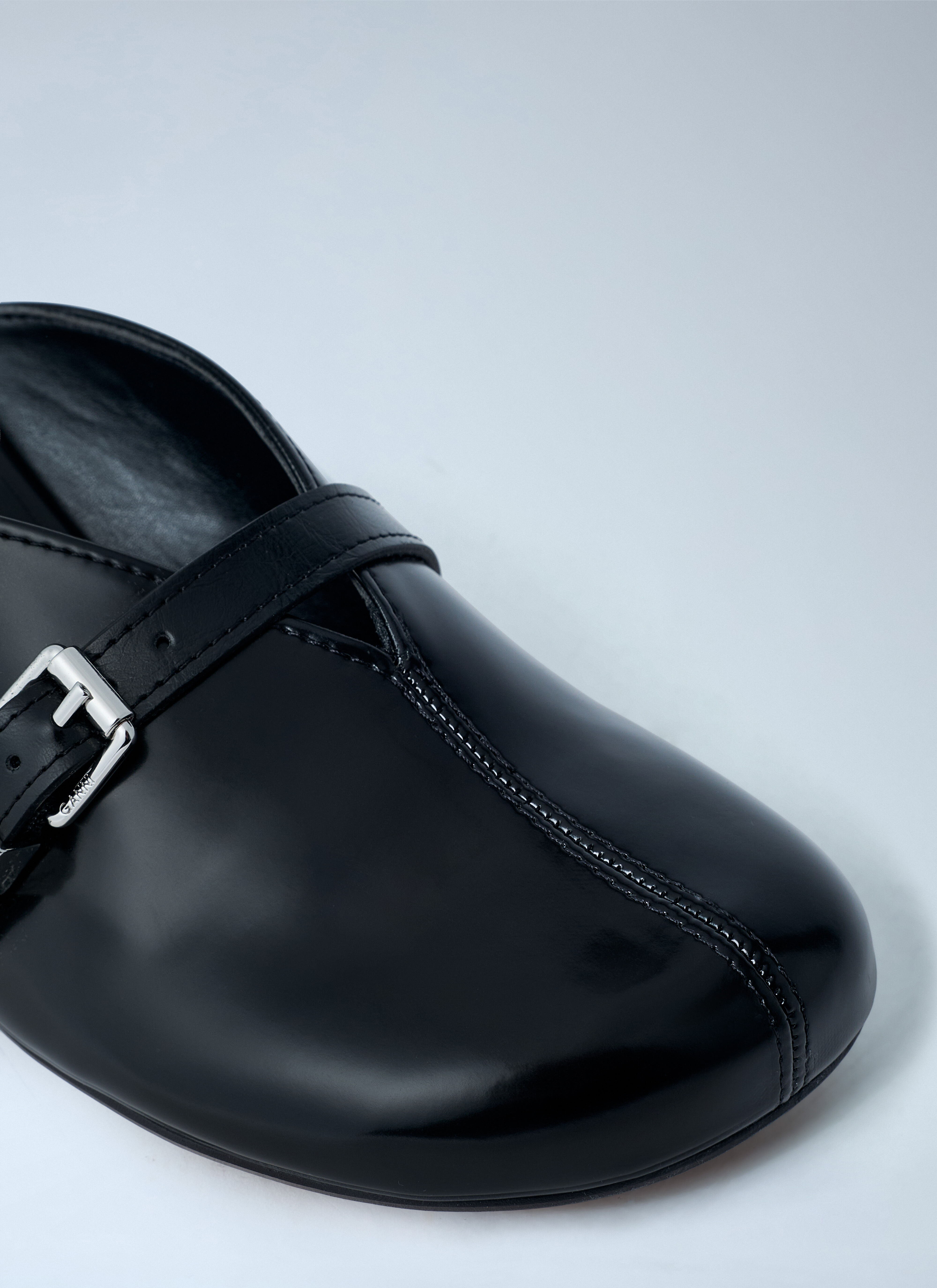 GANNI Women's' Sue Heeled Mules in Black | LN-CC®