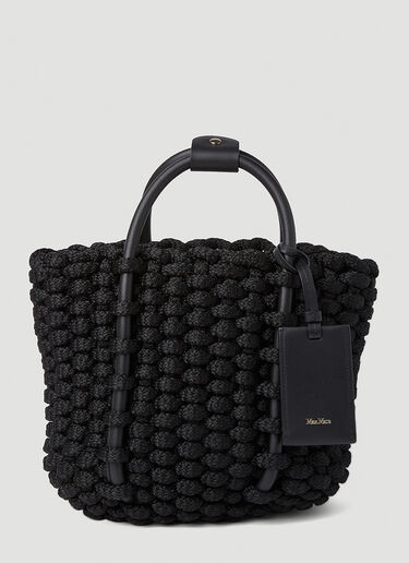 Max Mara Cord Tote Bag Black max0251031