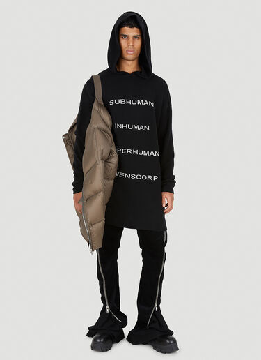 Rick Owens Tommy Hooded Sweater Black ric0150022