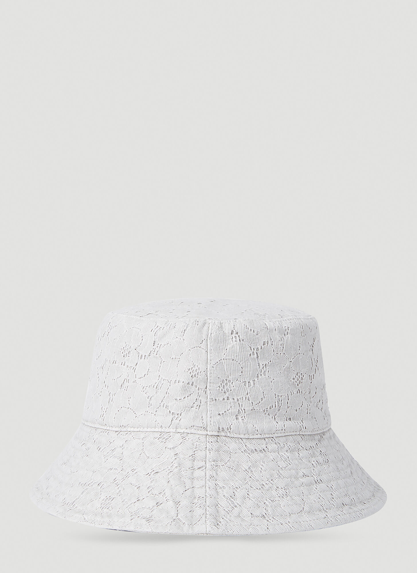 Guess Usa Lace Bucket Hat In White